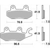 Bromsbelägg Sinter SA Prime Line BREMBO – miniatyr 2
