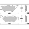 Bromsbelägg Sinter SA Prime Line BREMBO – miniatyr 3