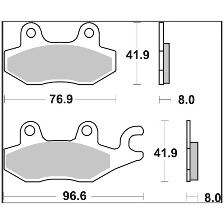 Bromsbelägg Sinter SA Prime Line BREMBO – bild 2