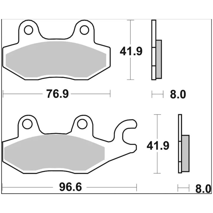 Bromsbelägg Sinter SD Offroad Prime Line BREMBO – bild 2