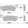 Bromsbelägg Sinter SD Offroad Prime Line BREMBO – miniatyr 2