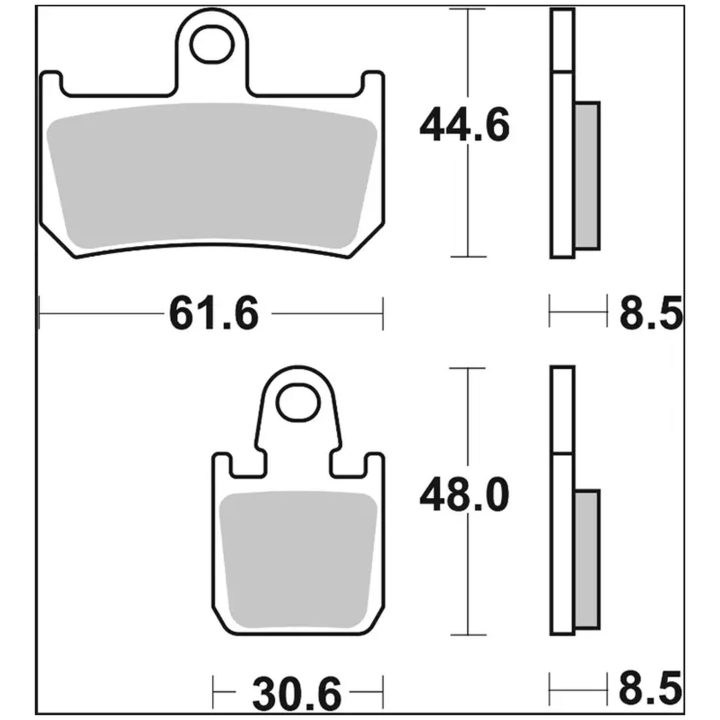 Bromsbelägg Sinter SR Xtra Line BREMBO – bild 2