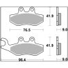 Bromsbelägg Sinter XS Prime Line BREMBO – miniatyr 2