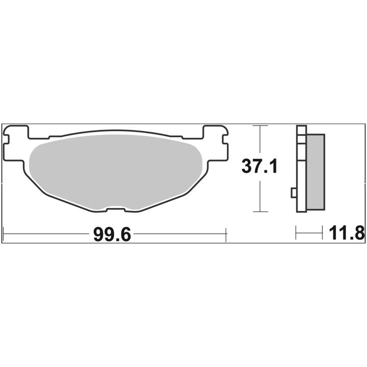 Bromsbelägg Sinter XS Prime Line BREMBO – bild 3