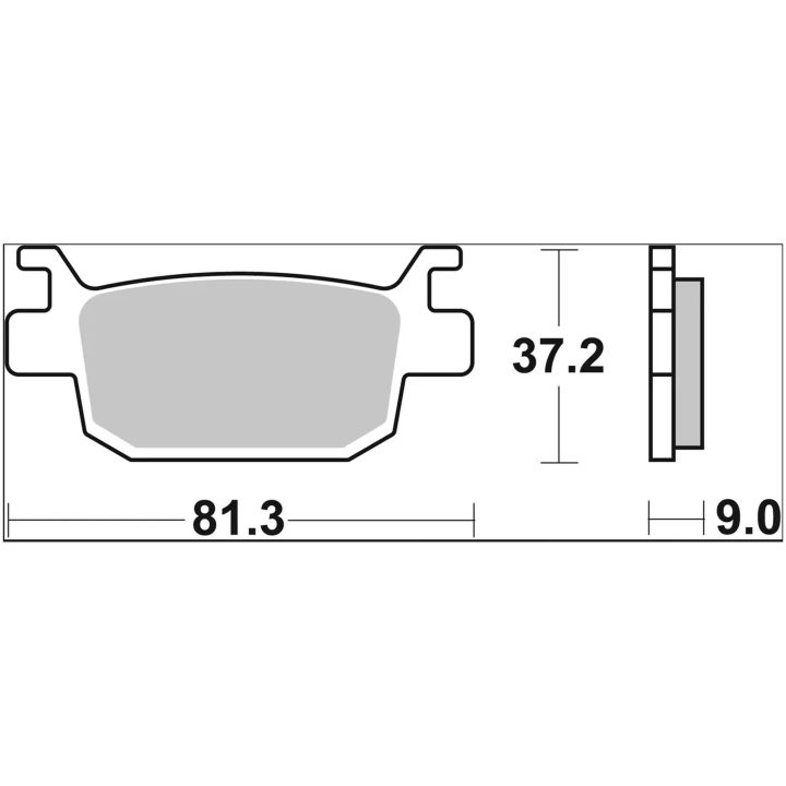 Bromsbelägg Sinter XS Prime Line BREMBO – bild 2