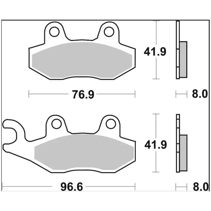Bromsbelägg Sinter XS Prime Line BREMBO – bild 3