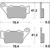Bromsbelägg Sinter XS Prime Line BREMBO – miniatyr 2