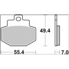 Bromsbelägg Sinter XS Prime Line BREMBO – miniatyr 3