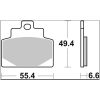 Bromsbelägg Sinter XS Prime Line BREMBO – miniatyr 3