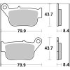 Bromsbelägg Sinter XS Prime Line BREMBO – miniatyr 3