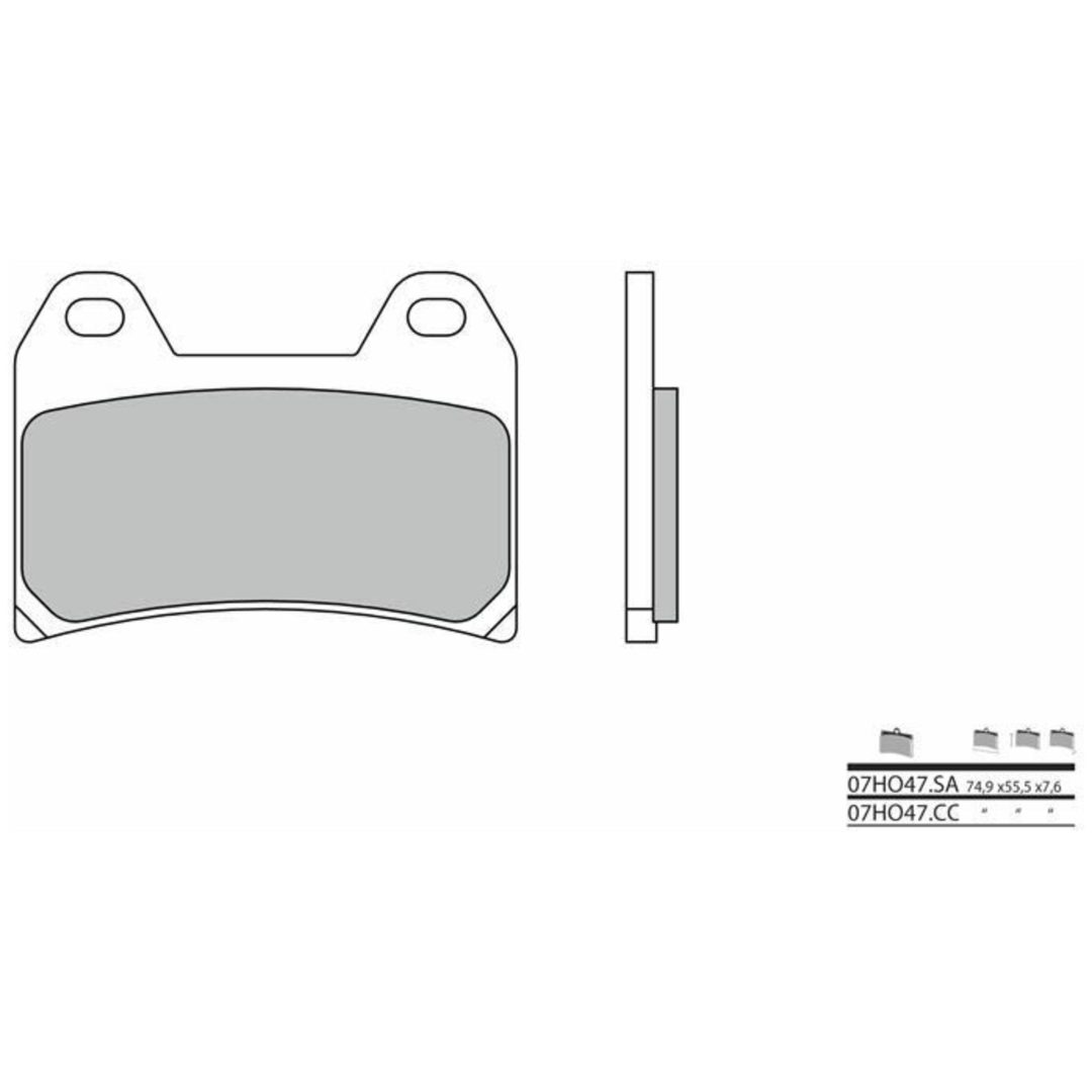 Bromsbelägg Sintermetall BREMBO
