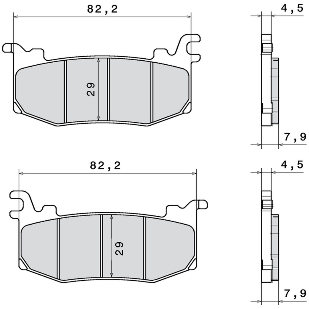 Bromsbelägg Sintermetall BREMBO