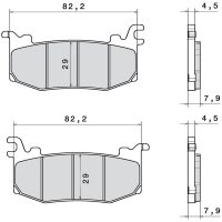 Bromsbelägg Sintermetall BREMBO