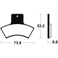 Bromsbelägg Sintermetall TECNIUM