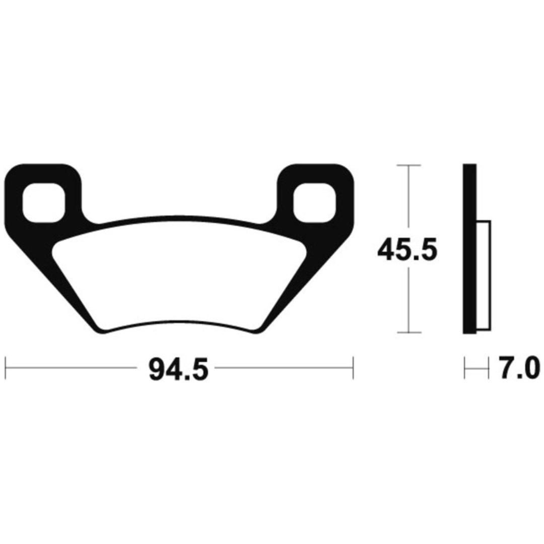 Bromsbelägg Sintermetall TECNIUM