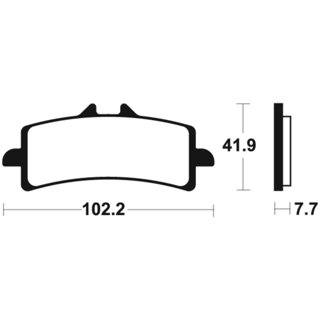 Bromsbelägg Sintermetall TECNIUM