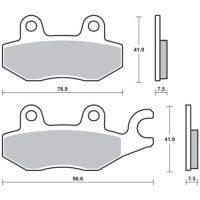 Bromsbelägg Sintermetall TECNIUM