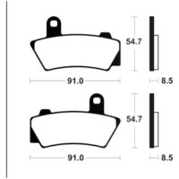 Bromsbelägg Sintermetall TECNIUM