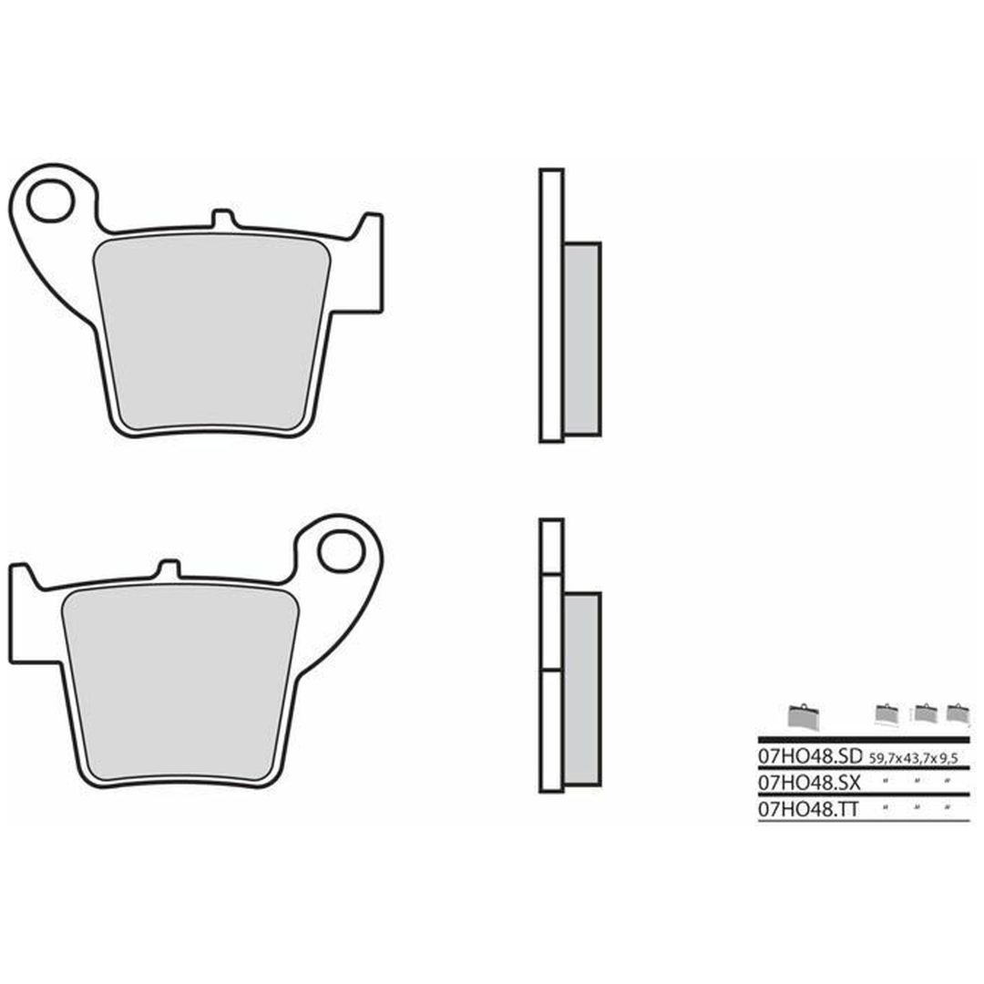 Bromsbelägg Sintrad Metall Brembo – bild 2
