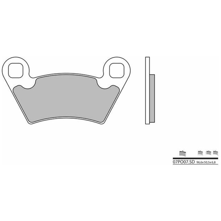 Bromsbelägg Sintrad Metall Brembo – bild 2