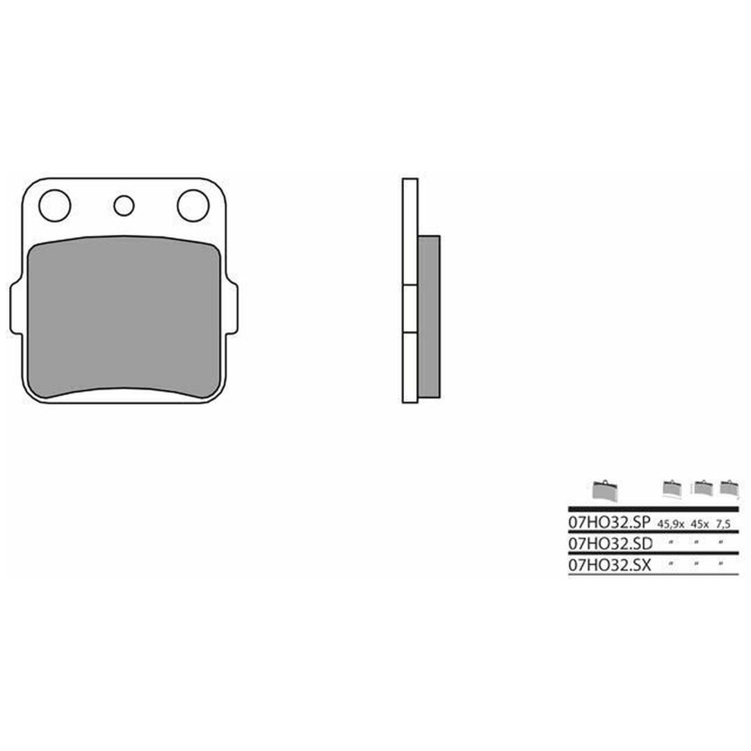 Bromsbelägg Sintrad Metall Brembo – bild 2