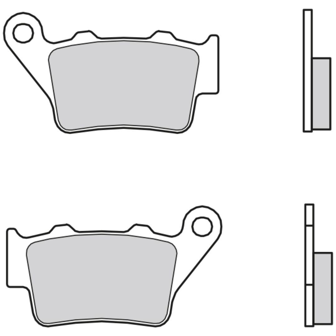 Bromsbelägg Sintrad Metall Brembo Natural