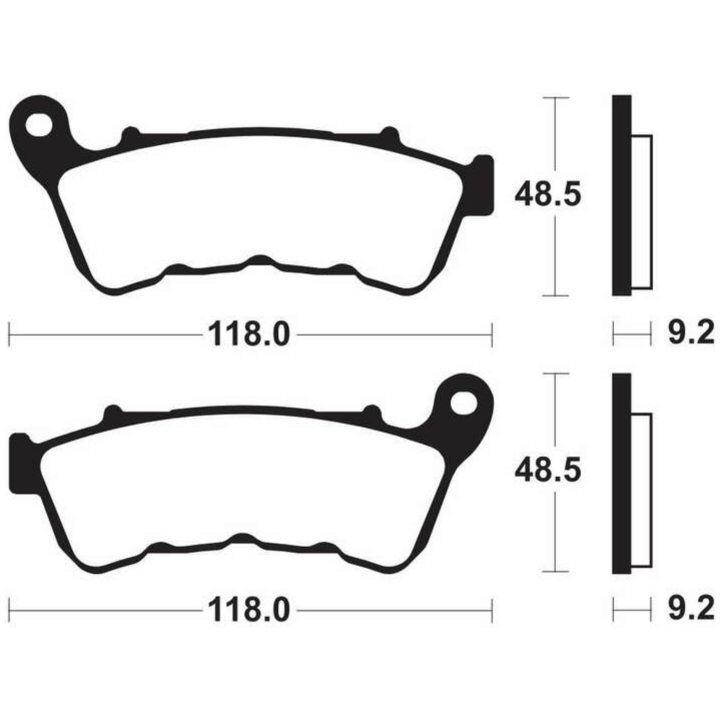 Bromsbelägg Sintrad Metall Tecnium – bild 2
