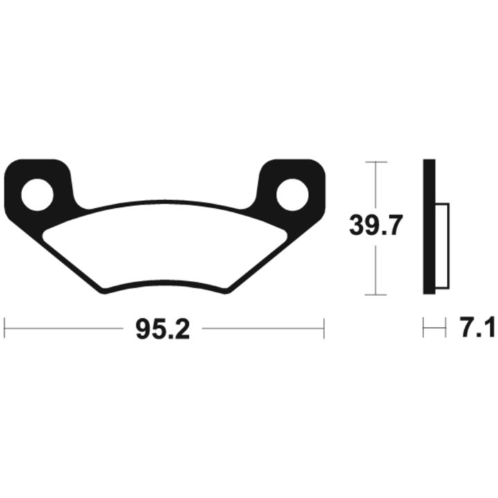 Bromsbelägg Sintrad Metall Tecnium – bild 2