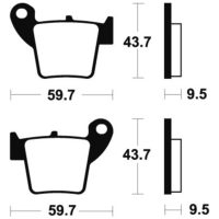 Bromsbelägg Sintrad Metall Tecnium