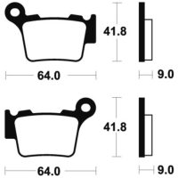 Bromsbelägg Sintrad Metall Tecnium