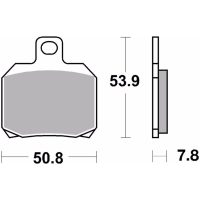 Bromsbelägg Sintrade BREMBO