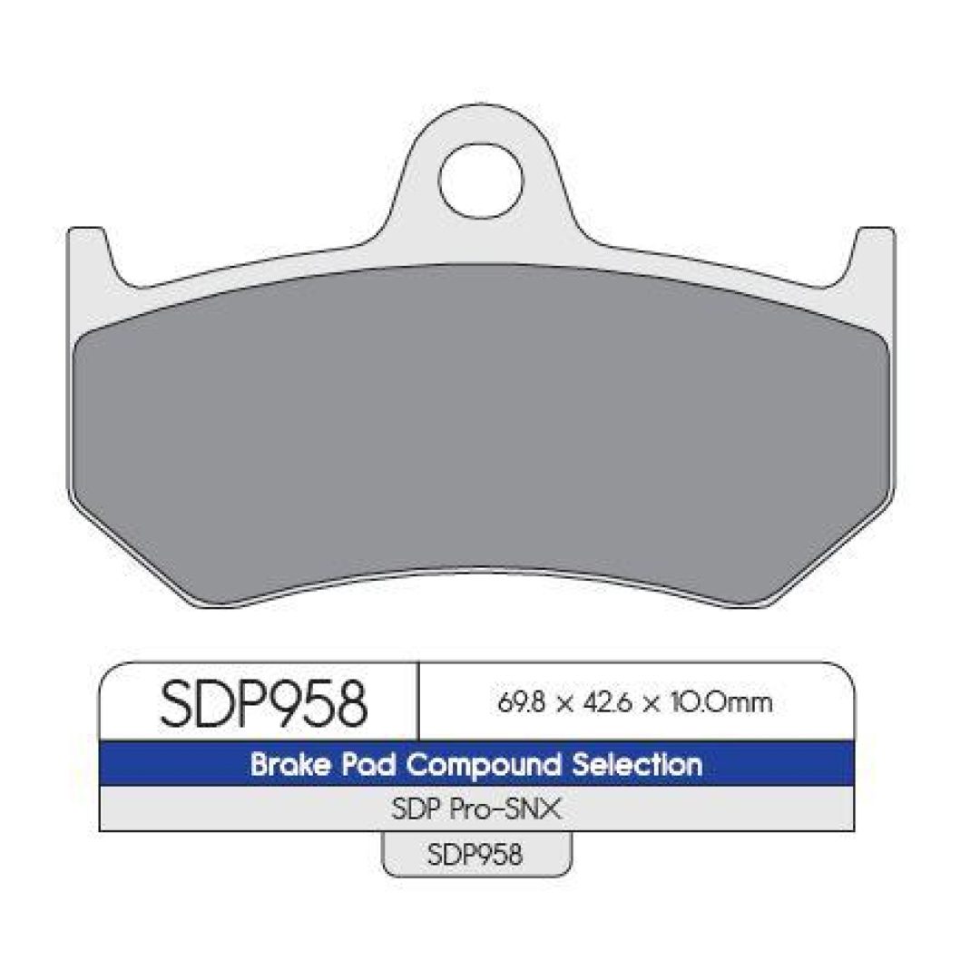 Bromsbelägg SNX DP Brakes Bromsbelägg SNX