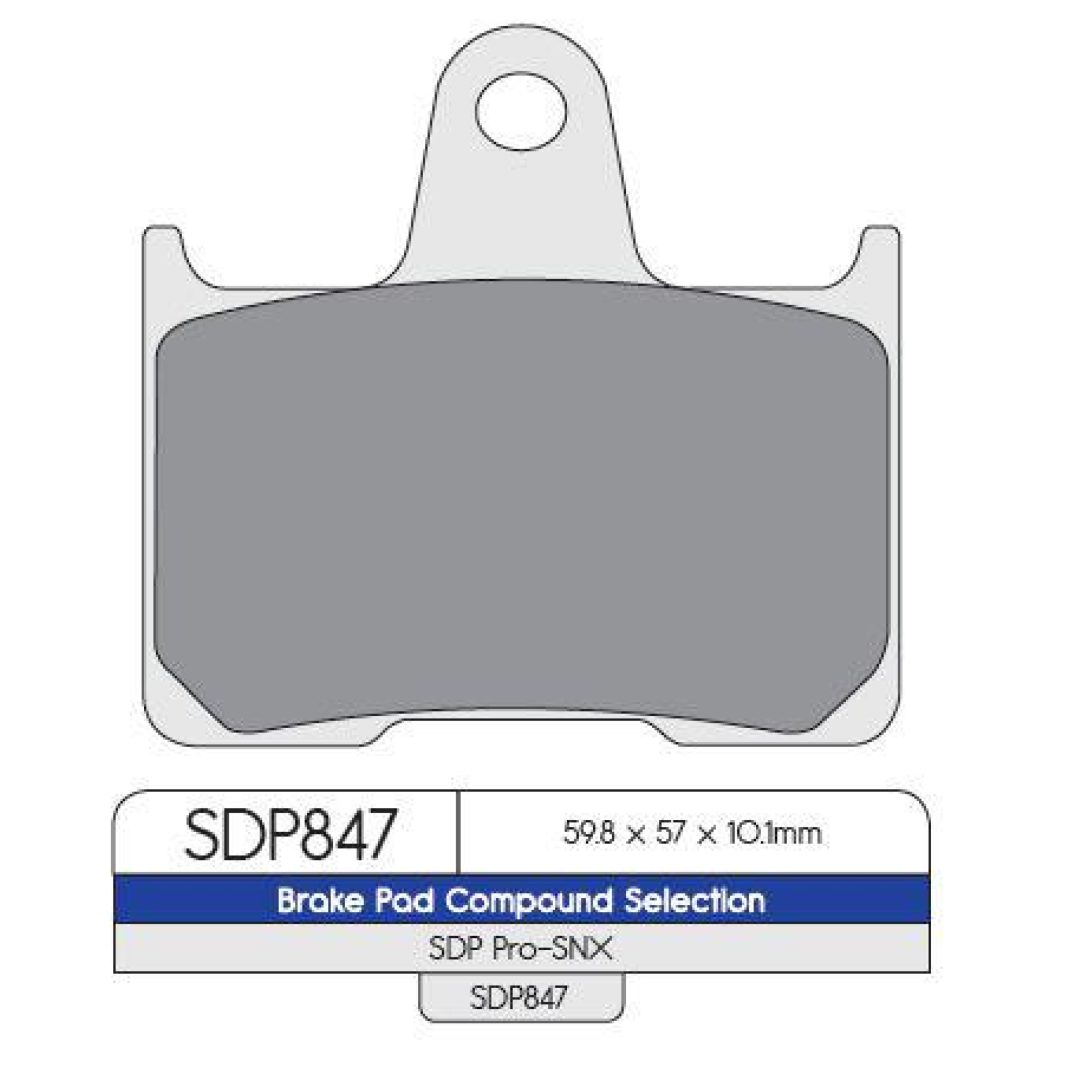 Bromsbelägg SNX DP Brakes Bromsbelägg SNX