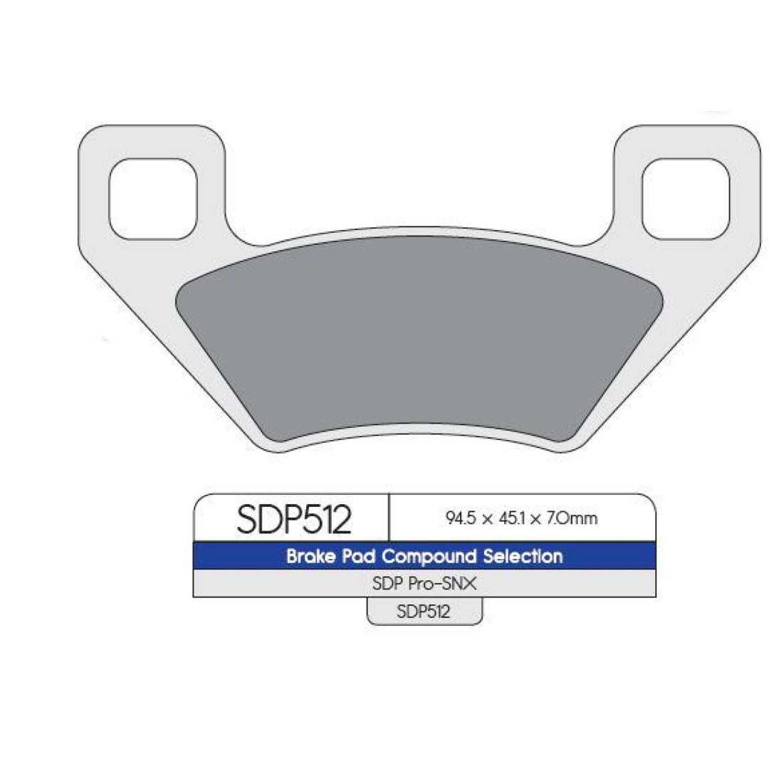 Bromsbelägg SNX DP Brakes Bromsbelägg SNX