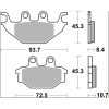 Bromsbelägg SP Prime Line Sintrade BREMBO – miniatyr 2