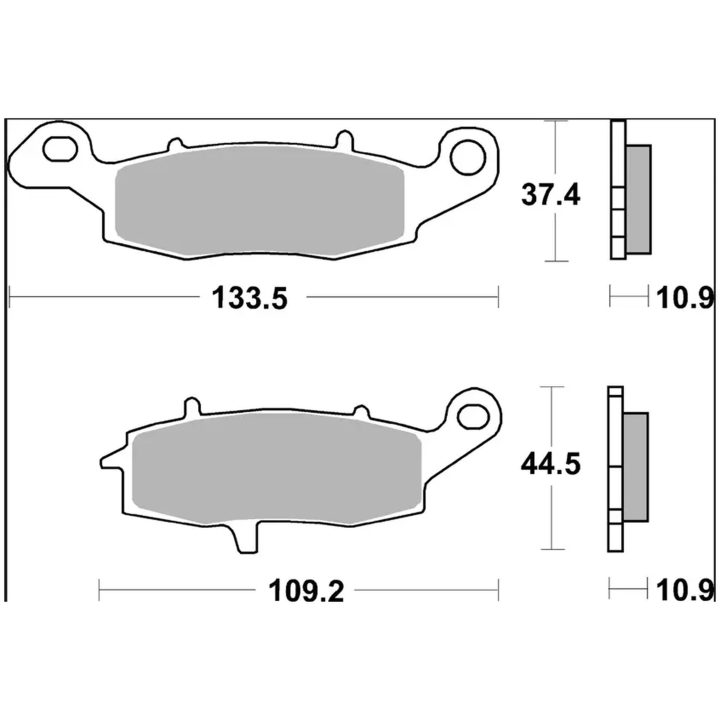 Bromsbelägg SP Prime Line Sintrade BREMBO – bild 2