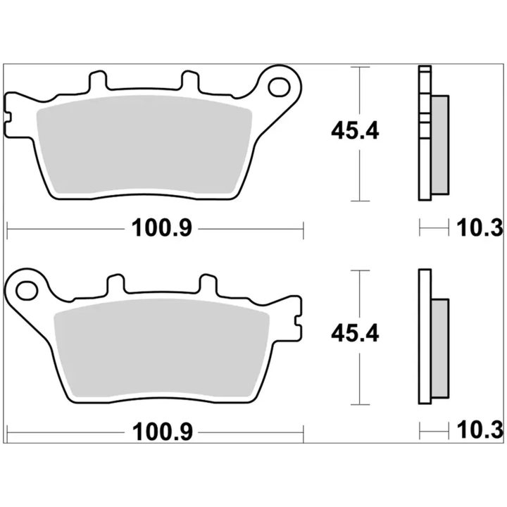 Bromsbelägg SP Prime Line Sintrade BREMBO – bild 2
