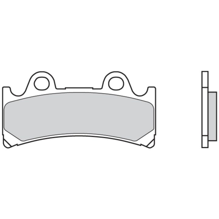 Bromsbelägg Sport Sintrad Metall Brembo Natural – bild 2
