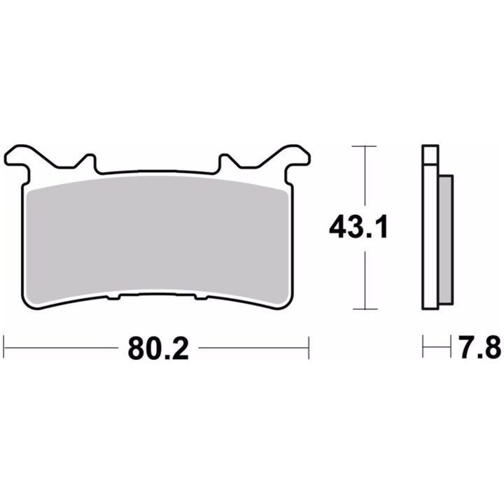Bromsbelägg Sport Sintrade BREMBO – bild 2