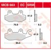 Bromsbelägg SRM TRW Silver – miniatyr 1