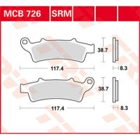 Bromsbelägg SRM TRW