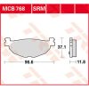 Bromsbelägg SRM TRW Silver – miniatyr 1
