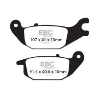 Bromsbelägg STREET BAK Double-H Metal Sintered EBC