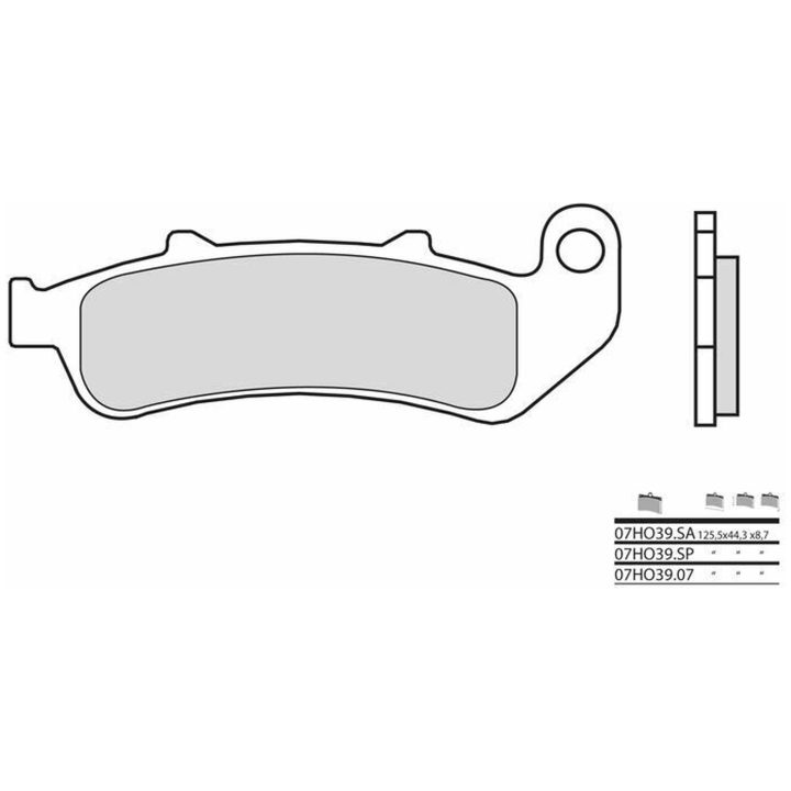 Bromsbelägg Street Carbon Ceramic BREMBO – bild 2