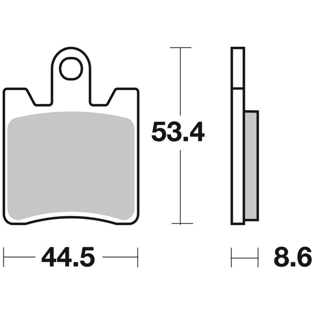 Bromsbelägg Street Carbon Ceramic BREMBO