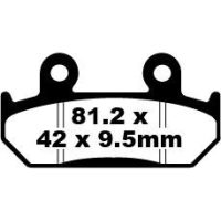Bromsbelägg STREET FRAM Double-H Metal Sintered EBC