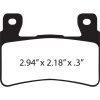 Bromsbelägg STREET FRAM Double-H Metal Sintered EBC EBC DOUBLE H PAD SET – miniatyr 2