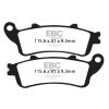 Bromsbelägg STREET FRAM Double-H Metal Sintered EBC Fram Höger – miniatyr 1