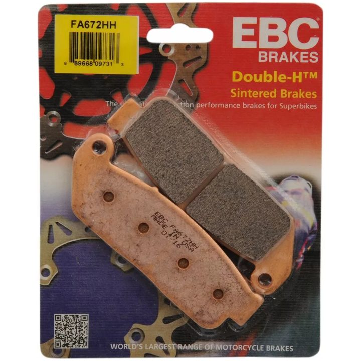 Bromsbelägg STREET FRAM Double-H Metal Sintered EBC Fram Vänster – bild 2