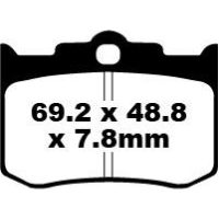 Bromsbelägg STREET FRAM Double-H Metal Sintered EBC